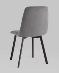 Стул Oliver Square велюр Темно-серый